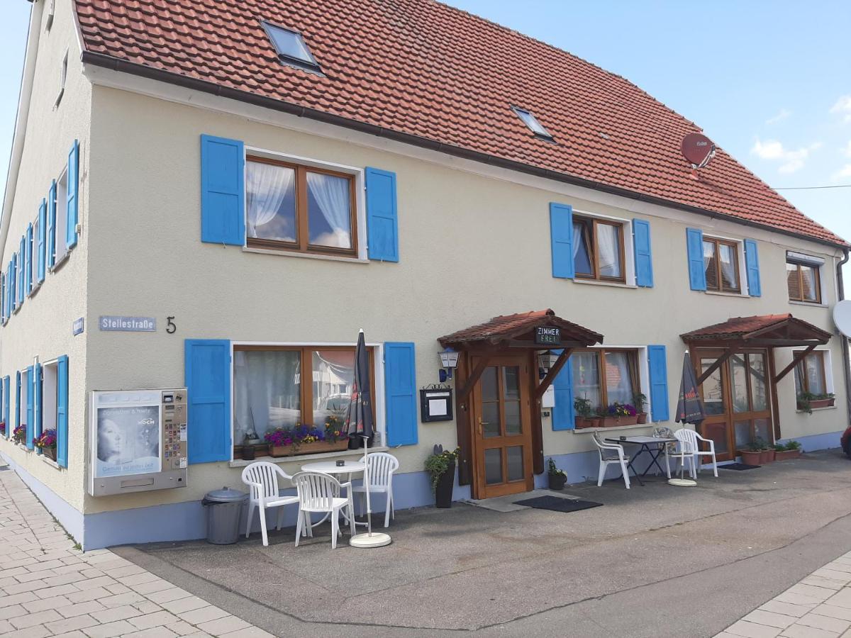 Gaestehaus Pension Waldhorn Weilen unter den Rinnen Esterno foto